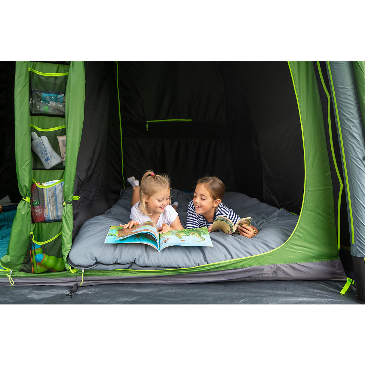 Coleman Weathermaster 4XL with Blackout Inners | Family Air Tent | Includes Footprint Groundsheet