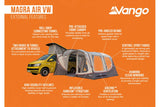 Vango Magra VW | Driveaway Awning - Includes Carpet & Footprint