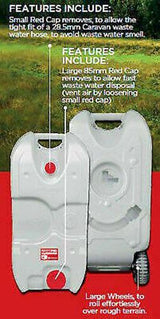 CPL WASTEPRO 40L WASTE WATER CARRIER-Crusader-Campers and Leisure