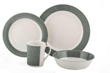 Quest Fresco 8 Piece Melamine Picnic ware Camping Dinner Set - Blue or Grey-Quest-Campers and Leisure