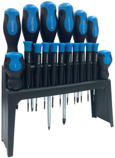 18 PCE CV SCREWDRIVER SET WITH STAND-Leisurewize-Campers and Leisure