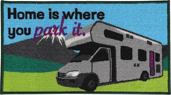 Quest Home is Where You Park It Motor Home Mat-Quest-Campers and Leisure