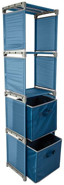 Quest Leisure Pack Away Shelf Unit with 2 Storage Boxes-Quest-Campers and Leisure