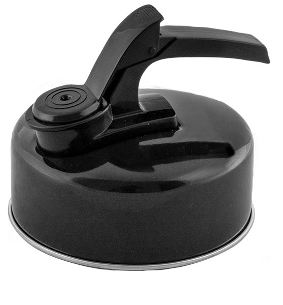 Olton Black Whistling Kettle 1L-quest-Campers and Leisure