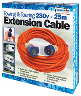 25 Metre Camping Extension Cable-Leisurewize-Campers and Leisure