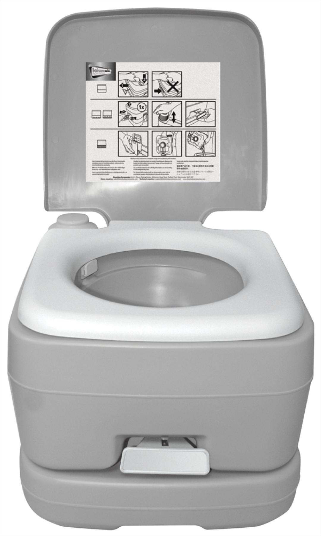 10L PORTABLE FLUSHING CAMPING TOILET-Leisurewize-Campers and Leisure