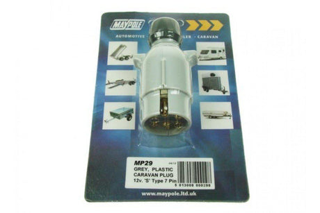 Maypole 12v 'S' Type 7 Pin Plug | Towing Spares-Maypole-Campers and Leisure