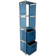 Quest Pack Away Shelf Unit With 2 X Storage Boxes-Quest-Campers and Leisure