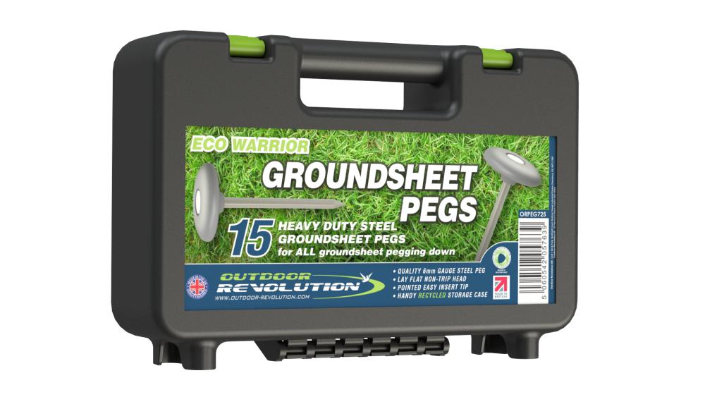 Blue Diamond ECO WARRIOR GROUNDSHEET PEG (CASE OF 15)-Outdoor Revolution-Campers and Leisure